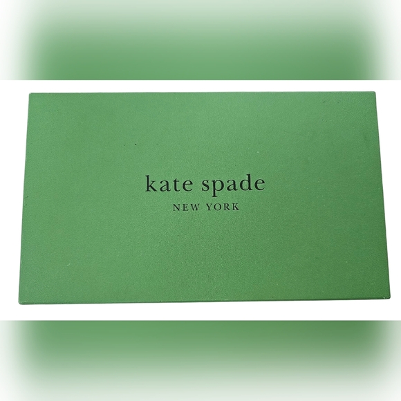 Kate Spade New York  Black and Red Long Wallet, story book lining, New In Box. - Picture 5 of 7